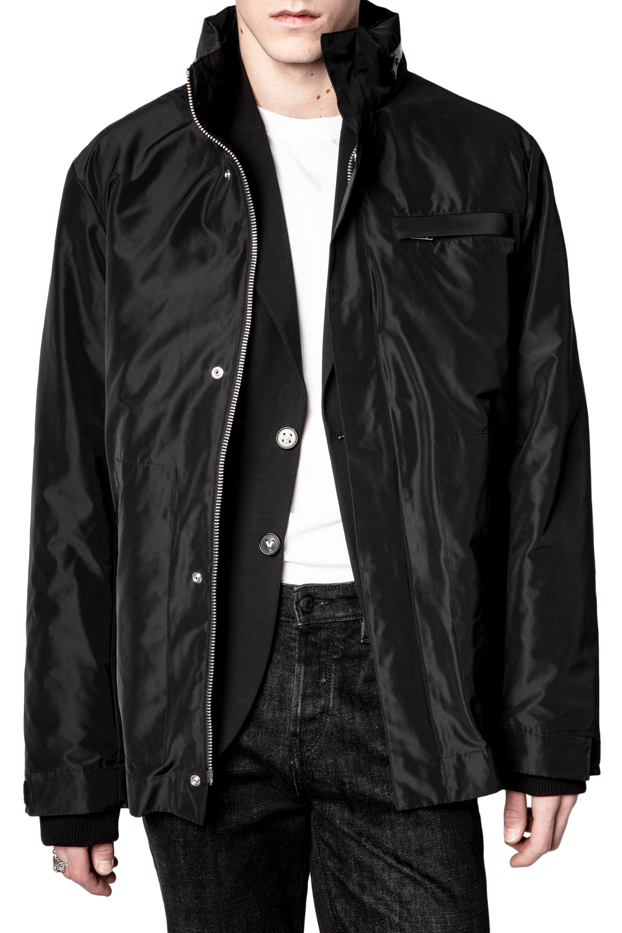 ZHORS LIGNE NOIR BRUCE TECH AMO REV BLOUSON