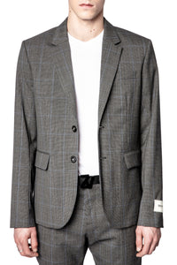 Veste Version en laine - Carbone