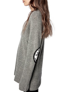 Valma Merino jumper - China grey