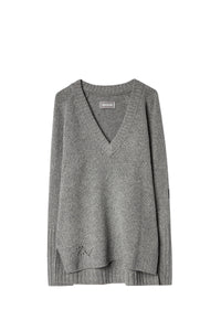 Valma Merino jumper - China grey