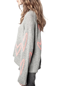 Pull Markus Markus en cachemire - Gris Chine