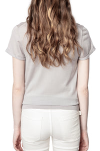 Pia Merino wool jumper - China grey