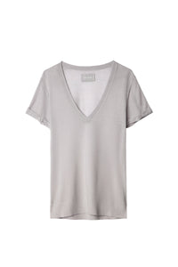 Pia Merino wool jumper - China grey