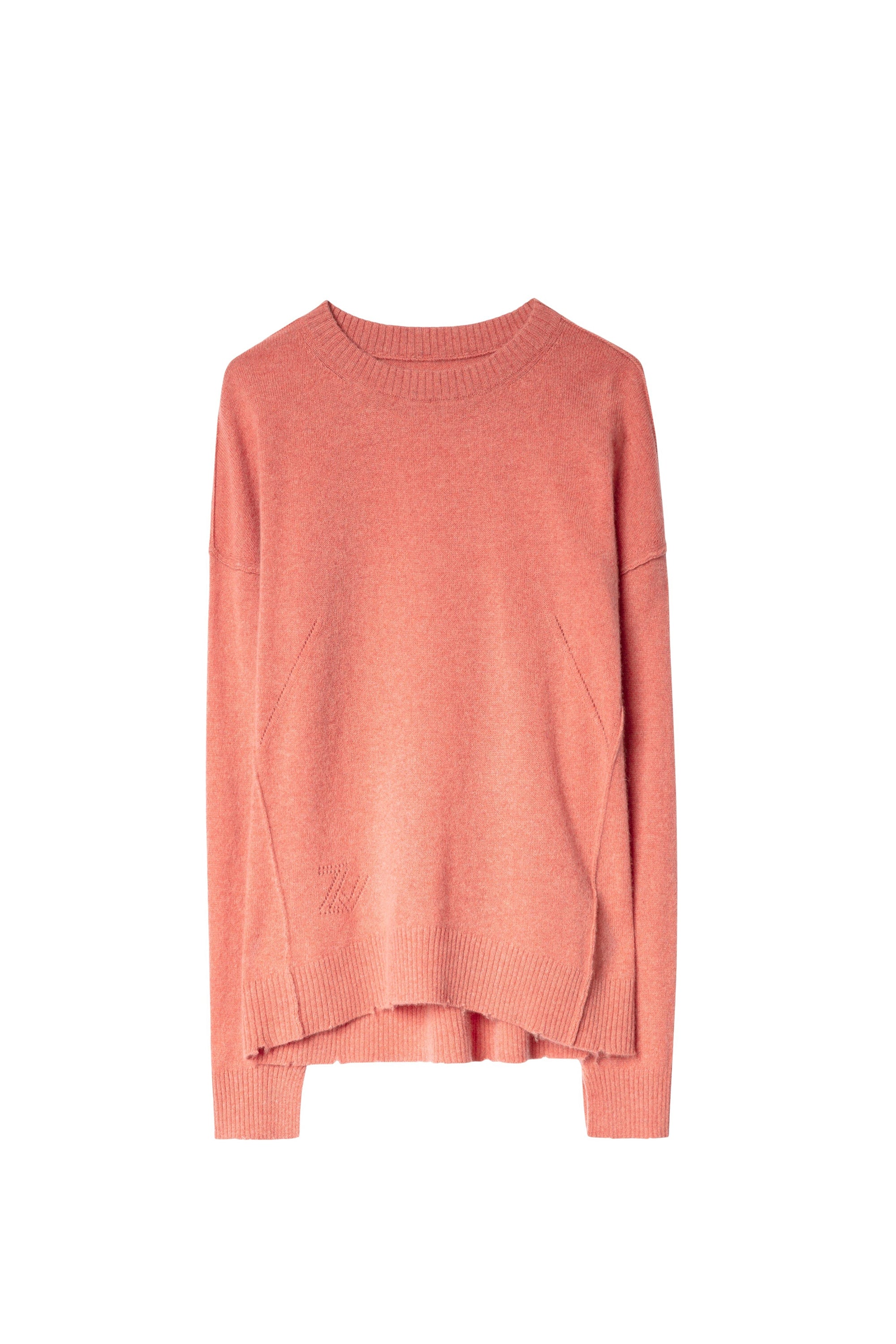 Pull Cici Patch en cachemire - Corail