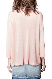Pull Flint en cachemire - Pink Soft
