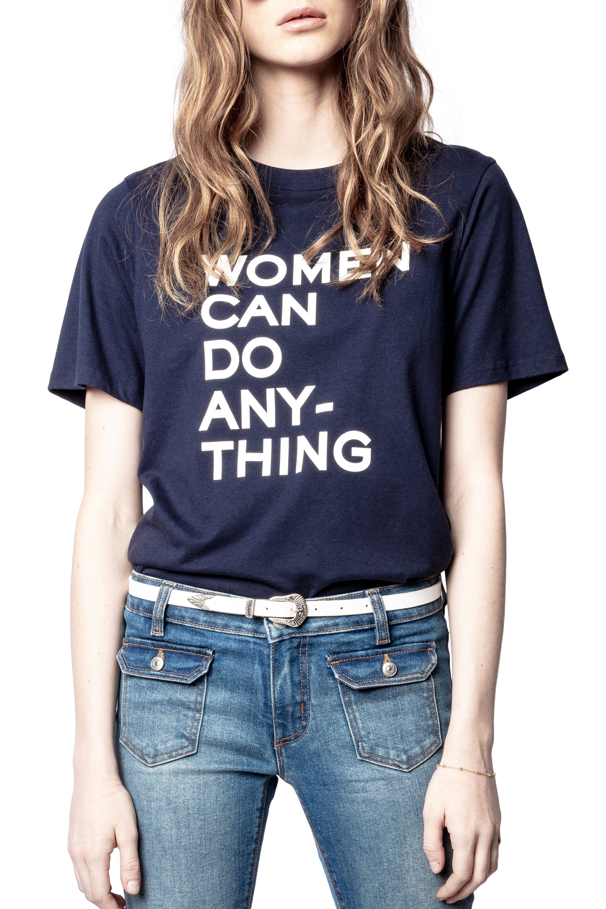 ZHORS LIGNE ENCRE BELLA COTTON INTERLOCK T-SHIRT
