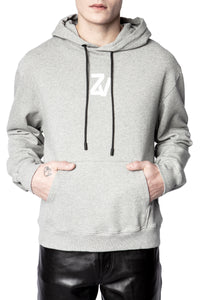 Sweat-shirt Storm Photoprint - Gris Chine Clair