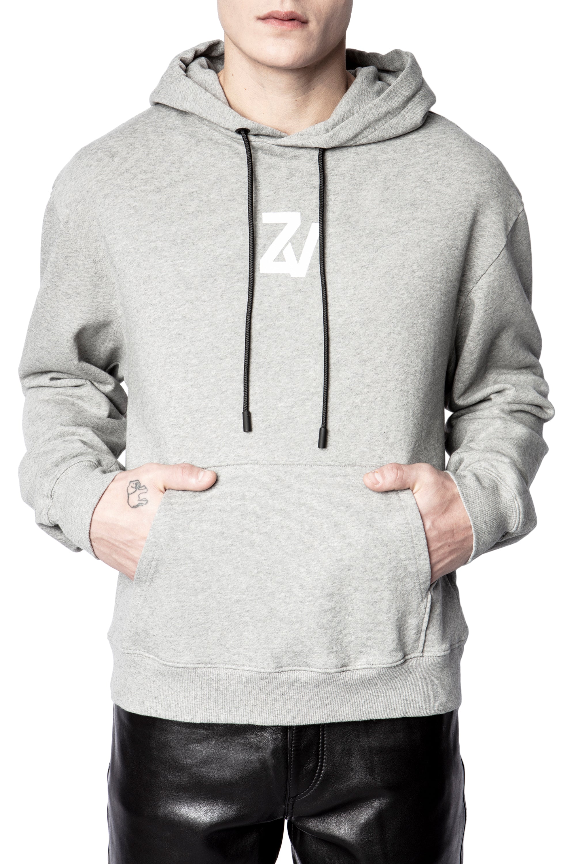 Sweat-shirt Storm Photoprint - Gris Chine Clair