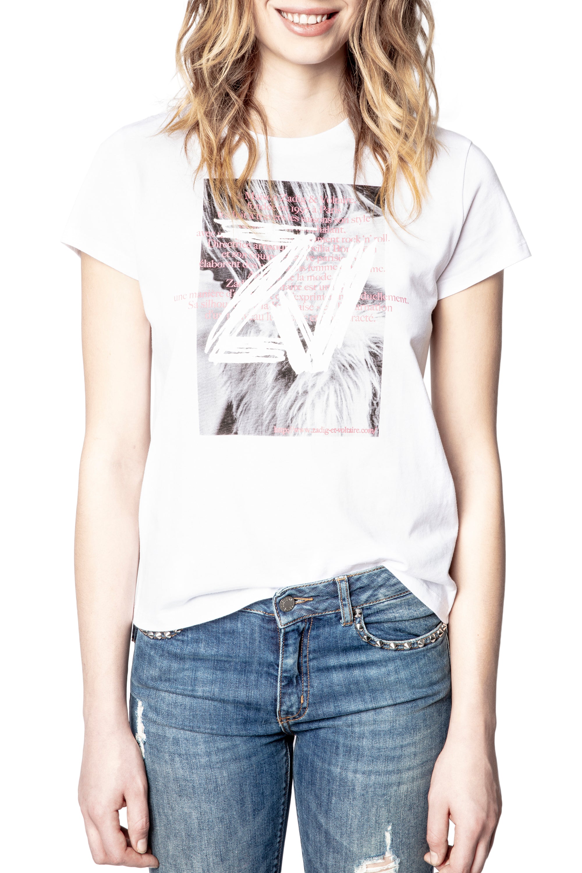 Zoe Photoprint T-shirt - White