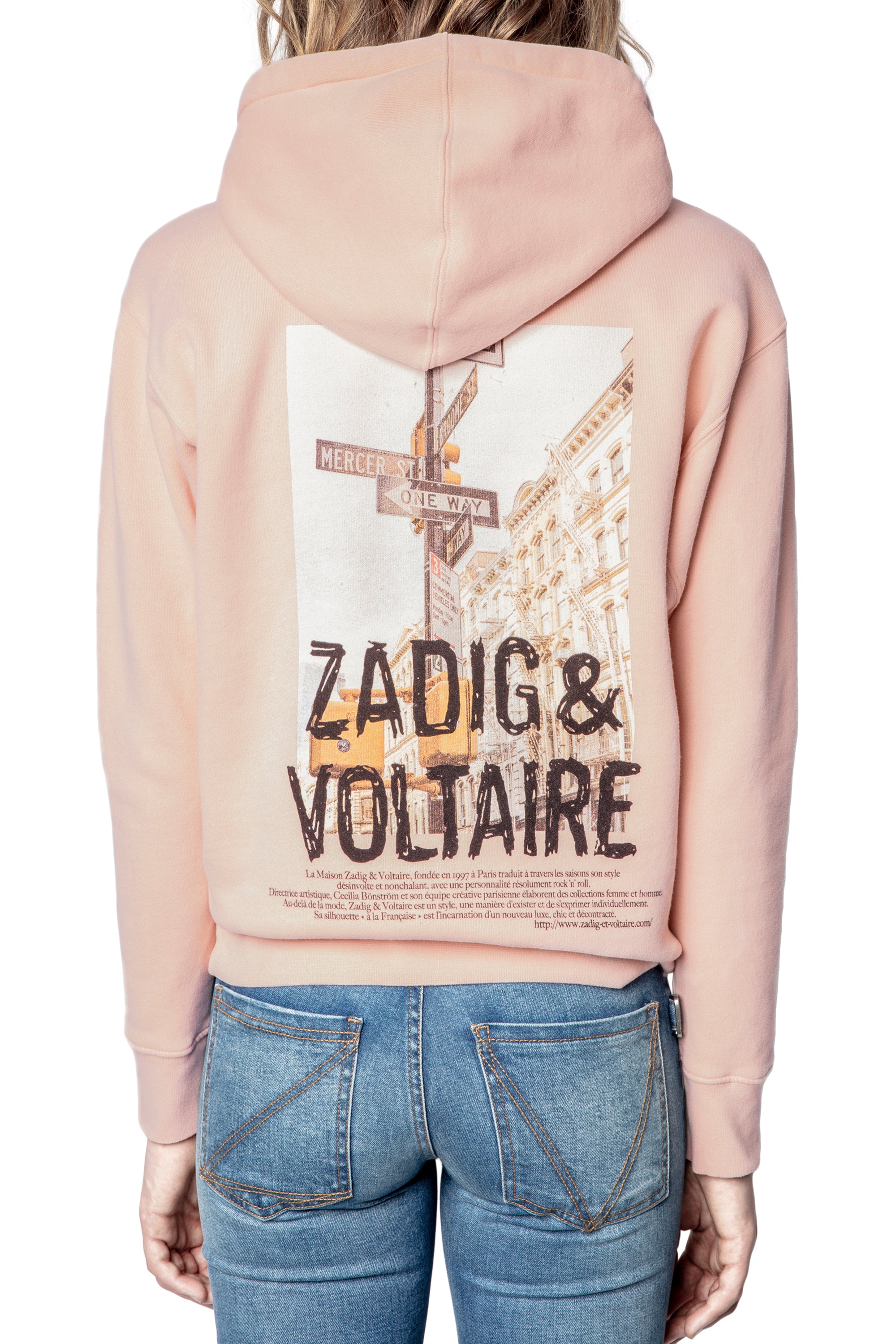 Sweat-shirt Spencer Photoprint - Peau