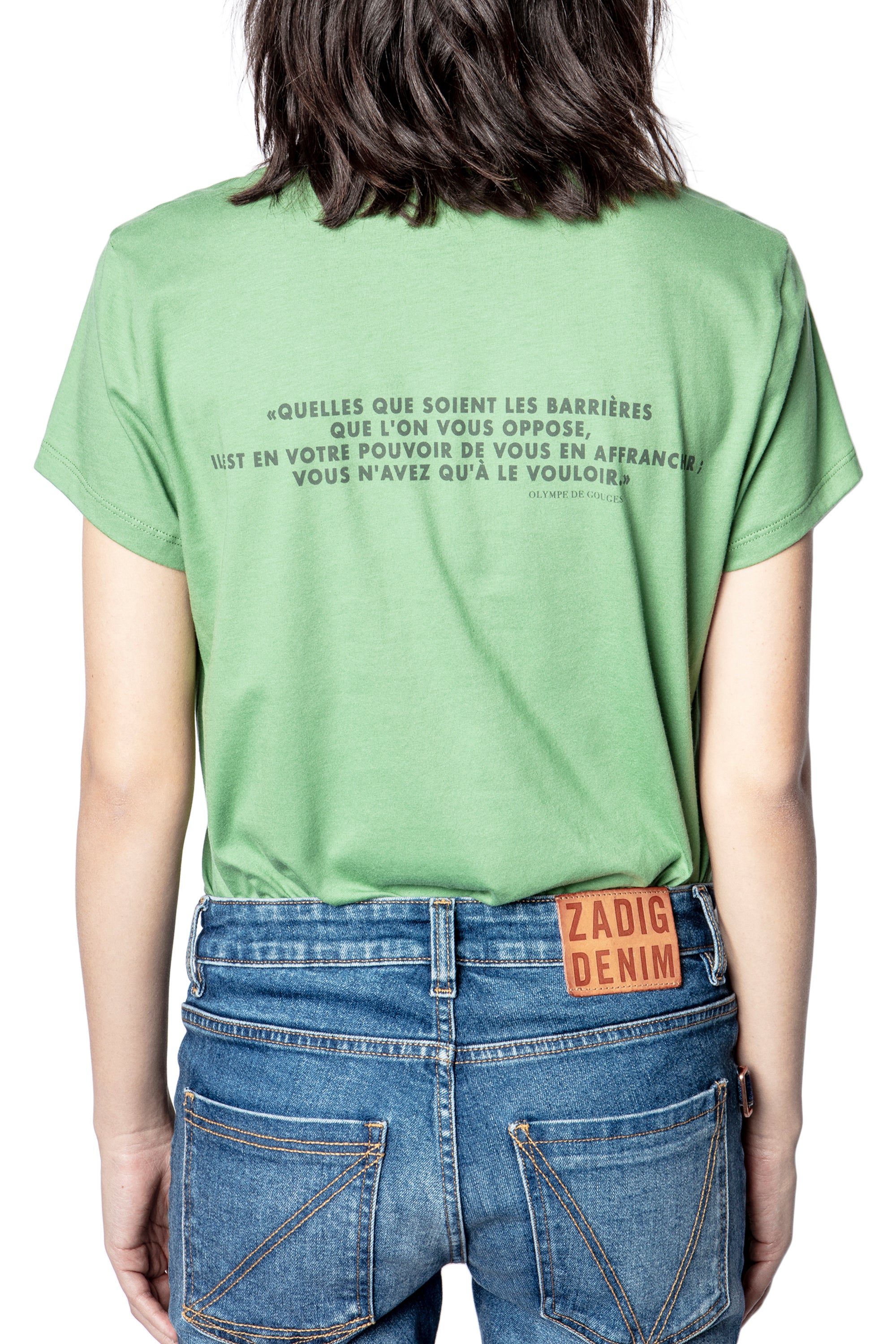 T-shirt Zoe Citation - Amande