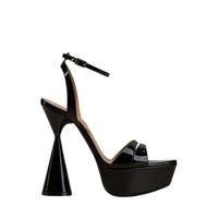 Skye 130 leather sandals - Black