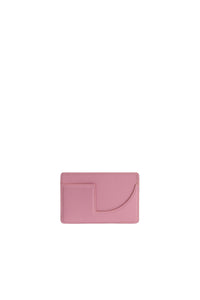 Porte-cartes JP en cuir - Rose