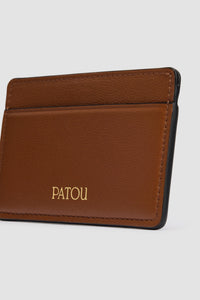 Black Chestnut / Porte-cartes JP en cuir