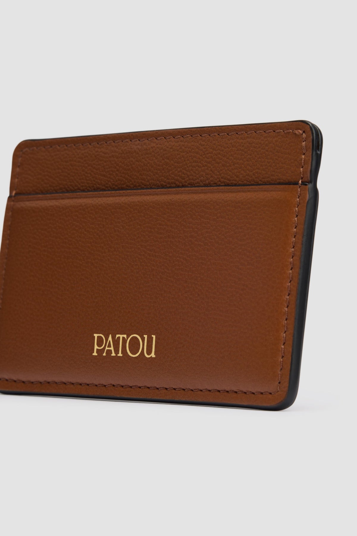 Black Chestnut / Porte-cartes JP en cuir