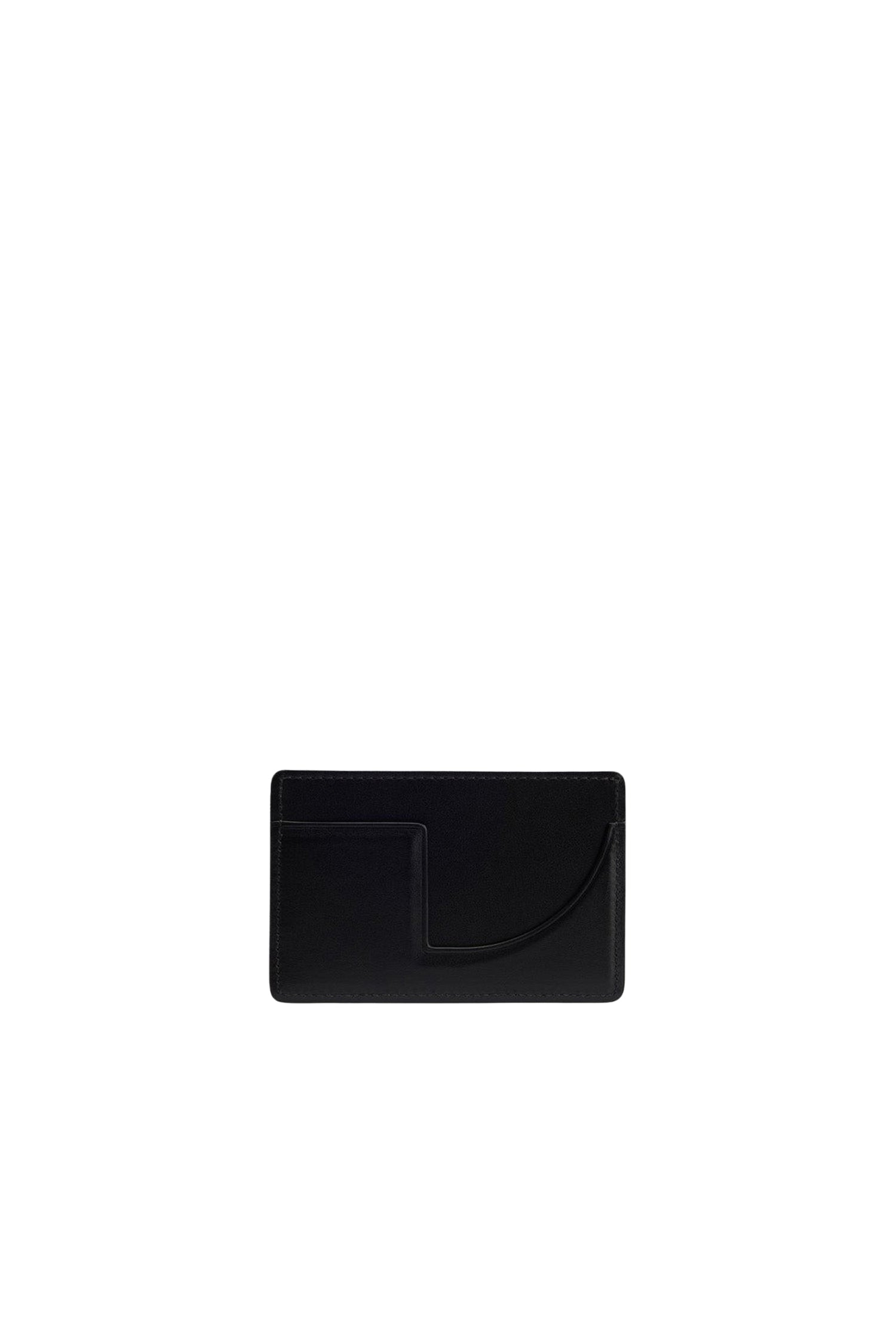 Porte-cartes JP en cuir - Noir