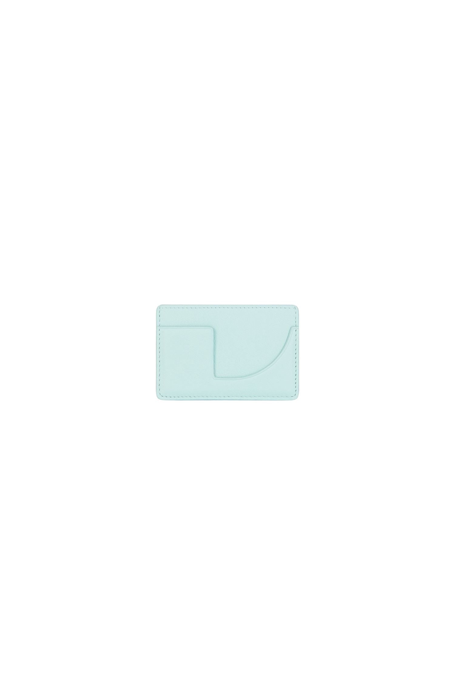 Porte-cartes JP en cuir - Vert Menthe