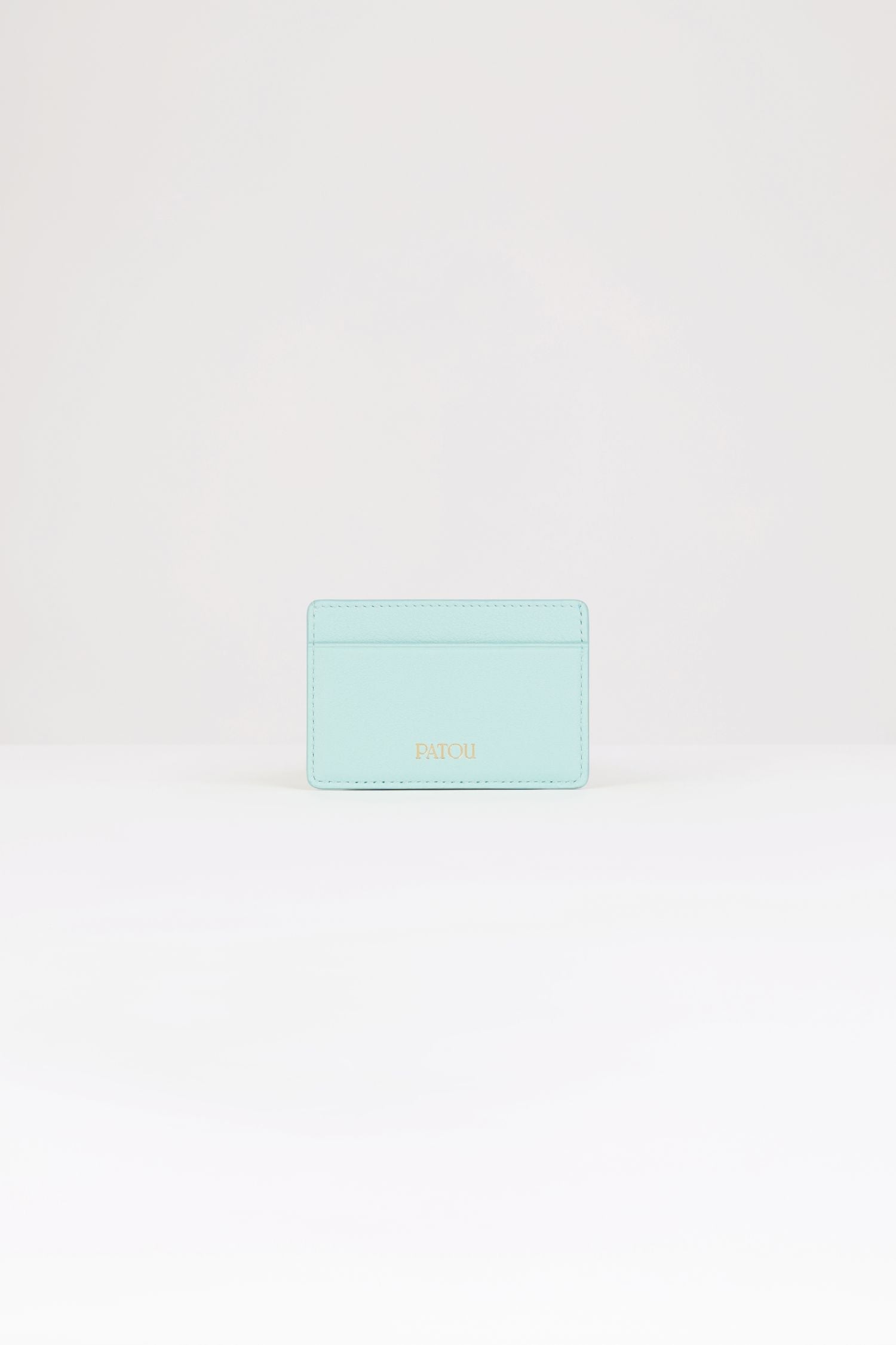 Porte-cartes JP en cuir - Vert Menthe