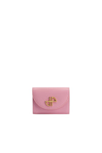 Portefeuille JP en cuir - Rose