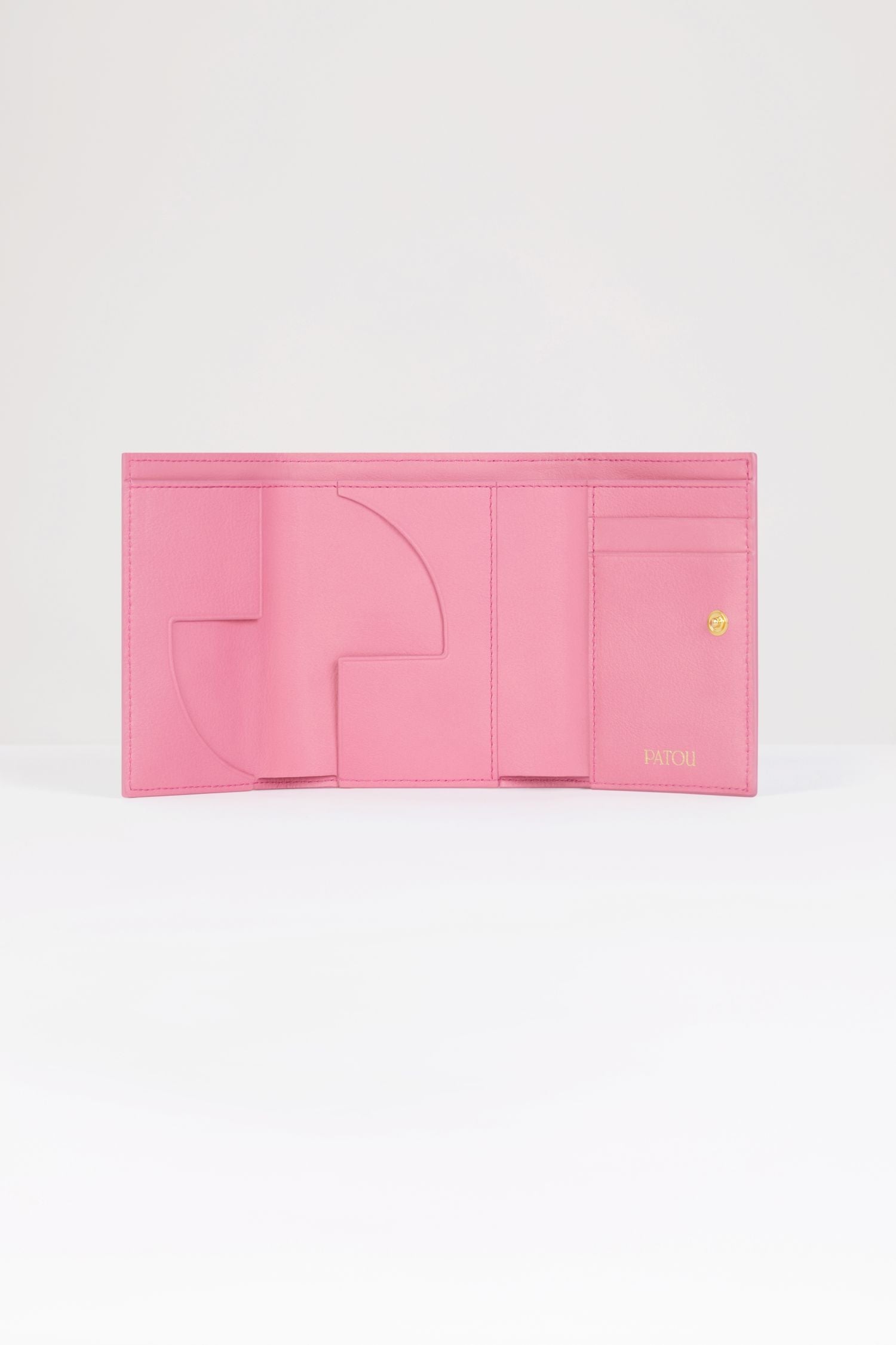 Portefeuille JP en cuir - Rose