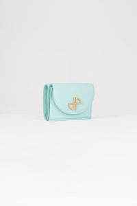 Portefeuille JP en cuir - Vert Menthe