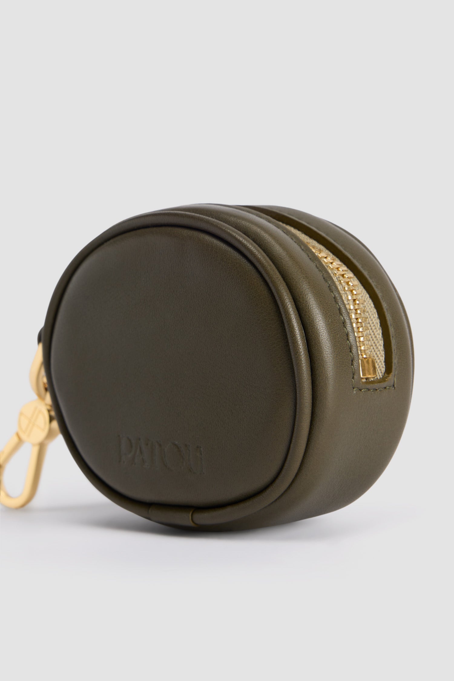 Mini pochette JP en cuir