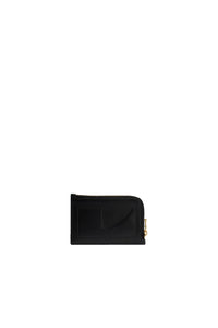Black / Porte-cartes zippé Patou en cuir