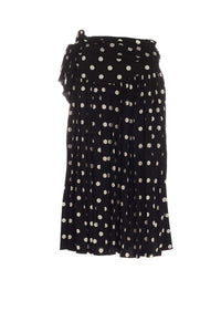 Jupe longue à pois - Black & Ivory