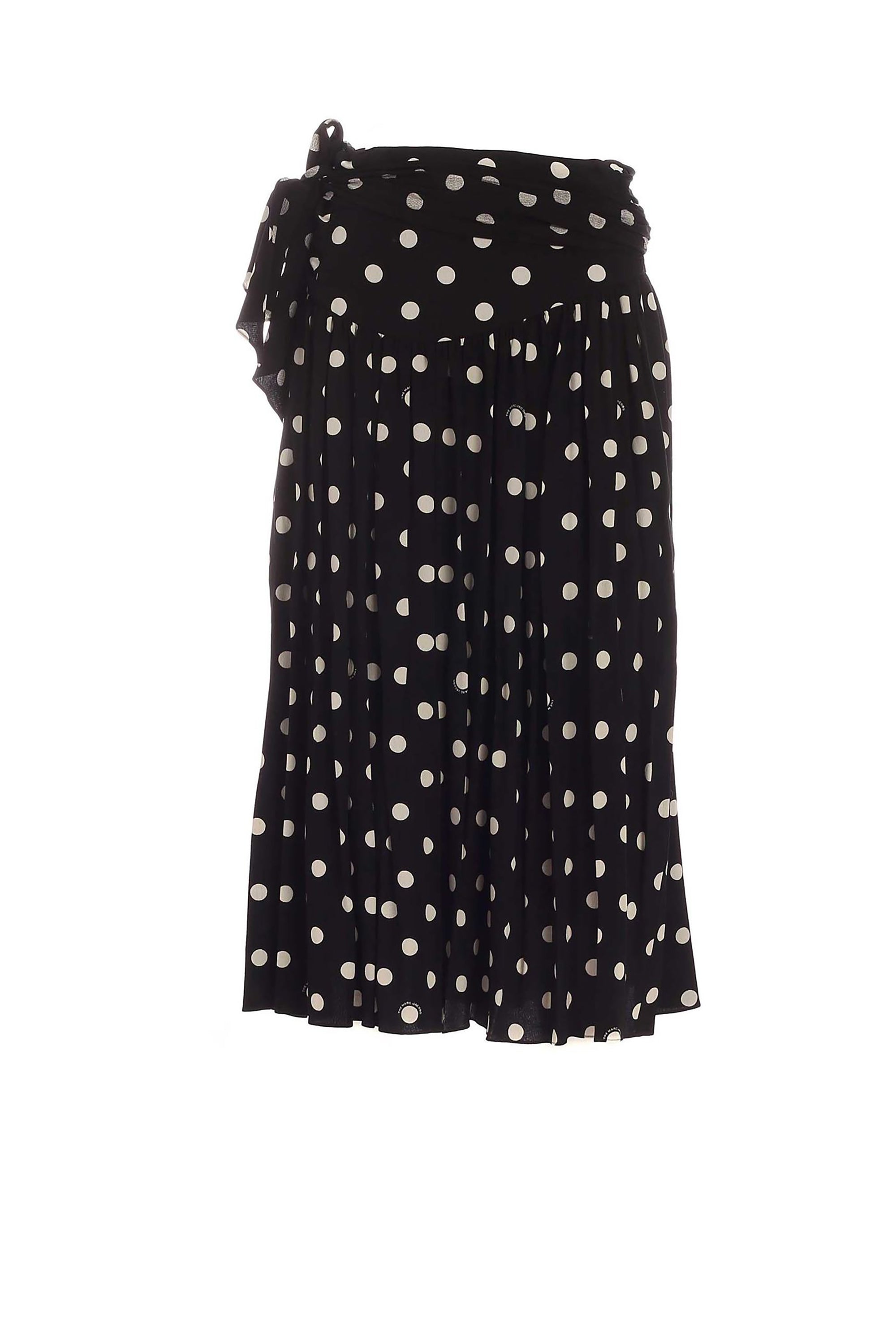 Jupe longue à pois - Black & Ivory