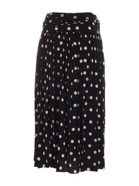 Jupe longue à pois - Black & Ivory