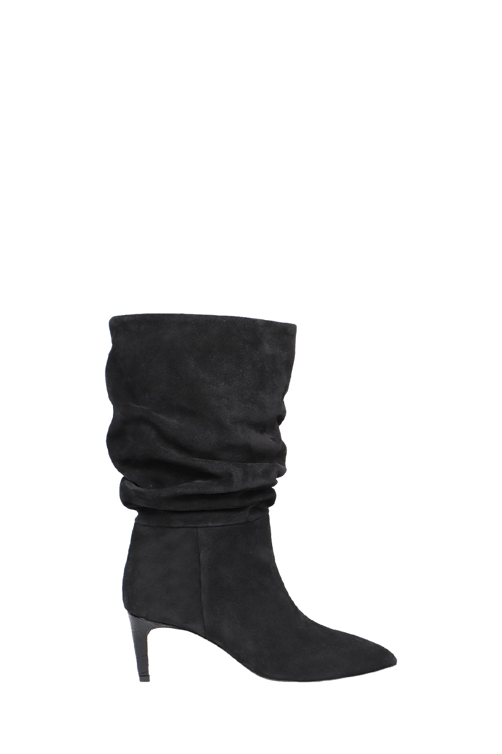 Bottes Slouchy 60 en daim - Off Black