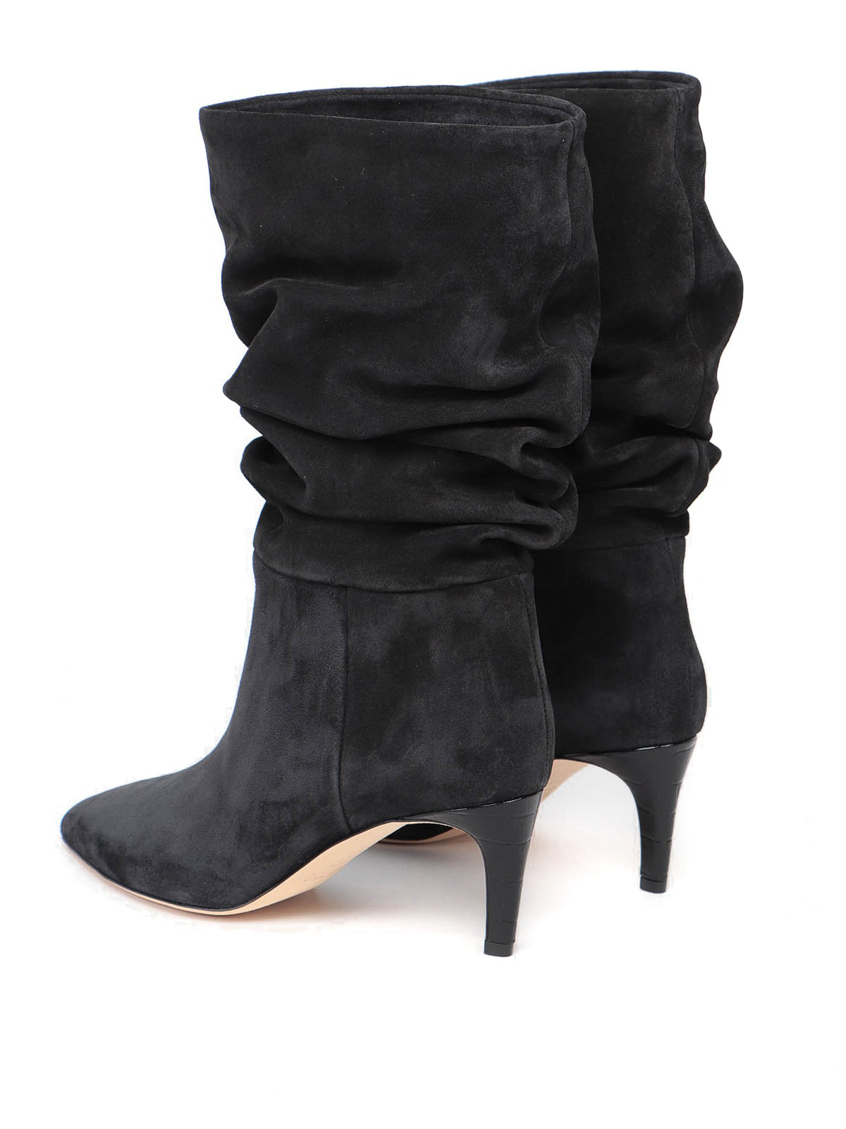 Bottes Slouchy 60 en daim - Off Black