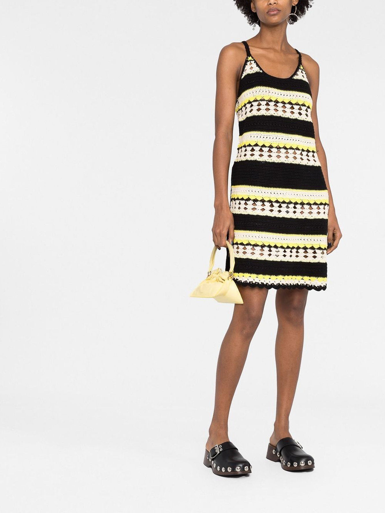 Robe courte en crochet - Golden Kiwi