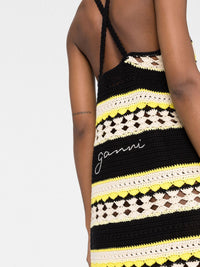 Robe courte en crochet - Golden Kiwi