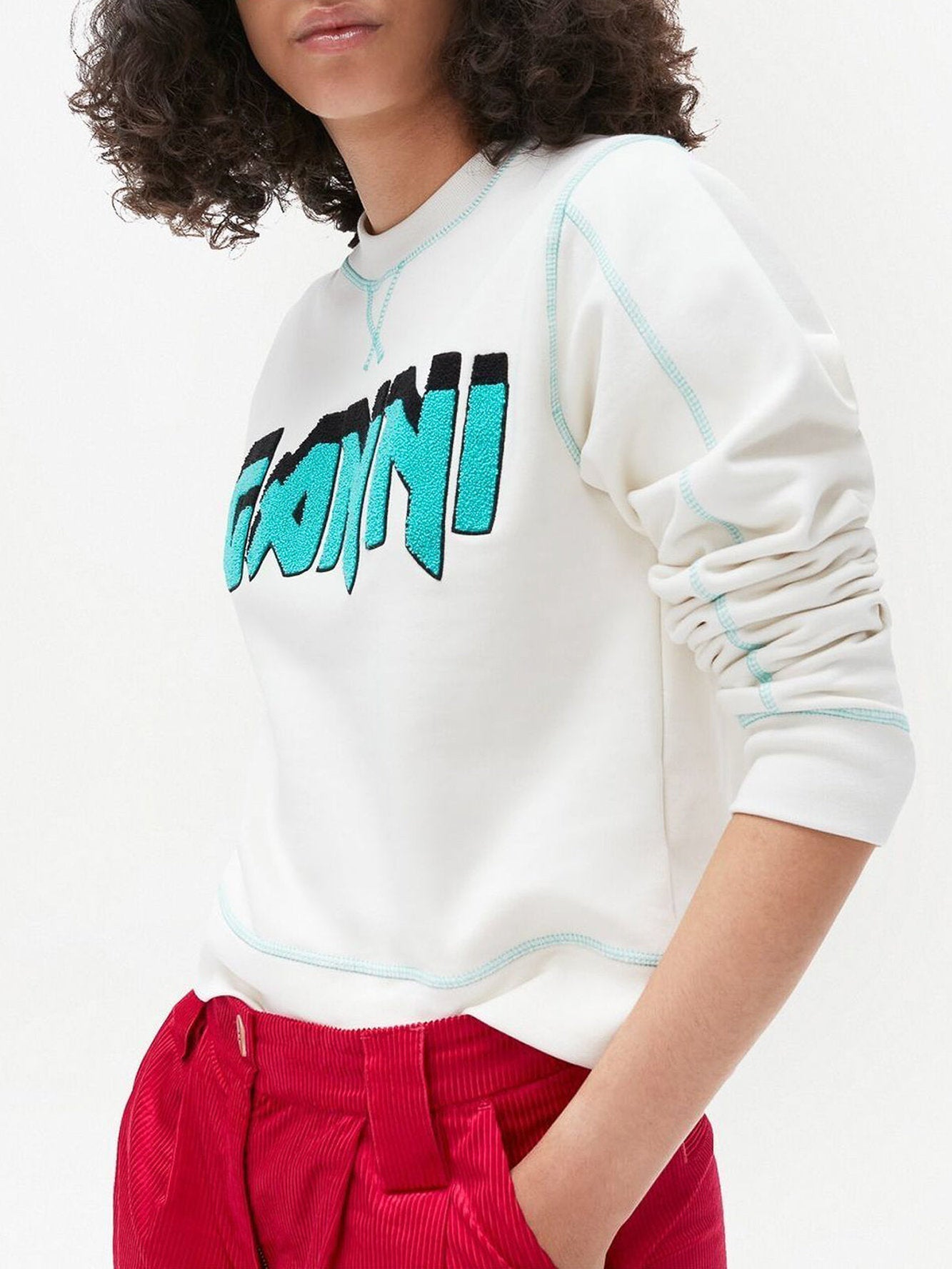Sweatshirt en coton - Egret