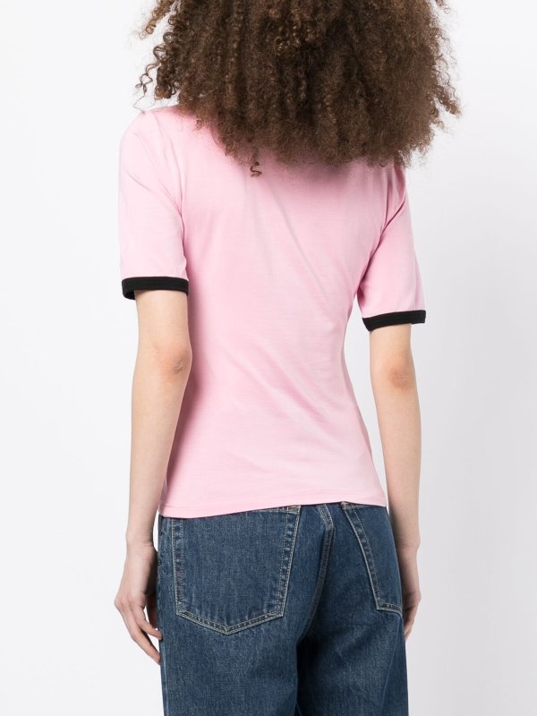 T-shirt ajusté à imprimé Gym - Bonbon