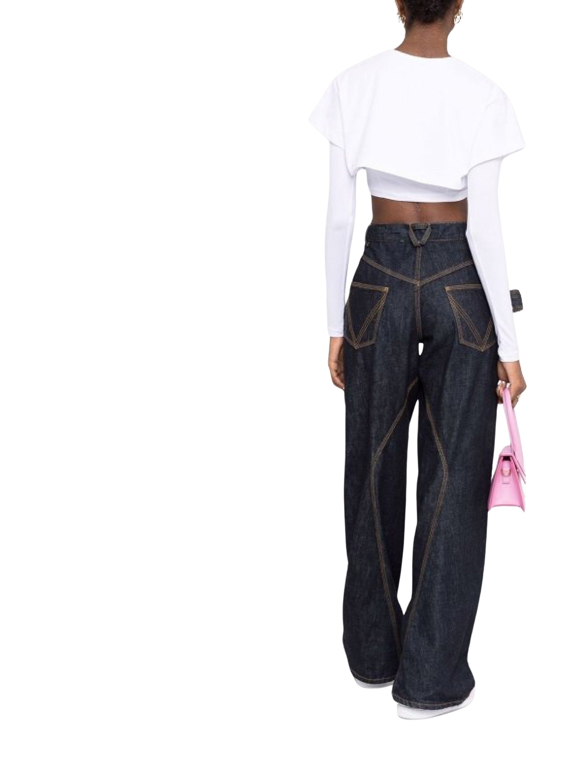 WHITE LE DOUBLE TSHIRT