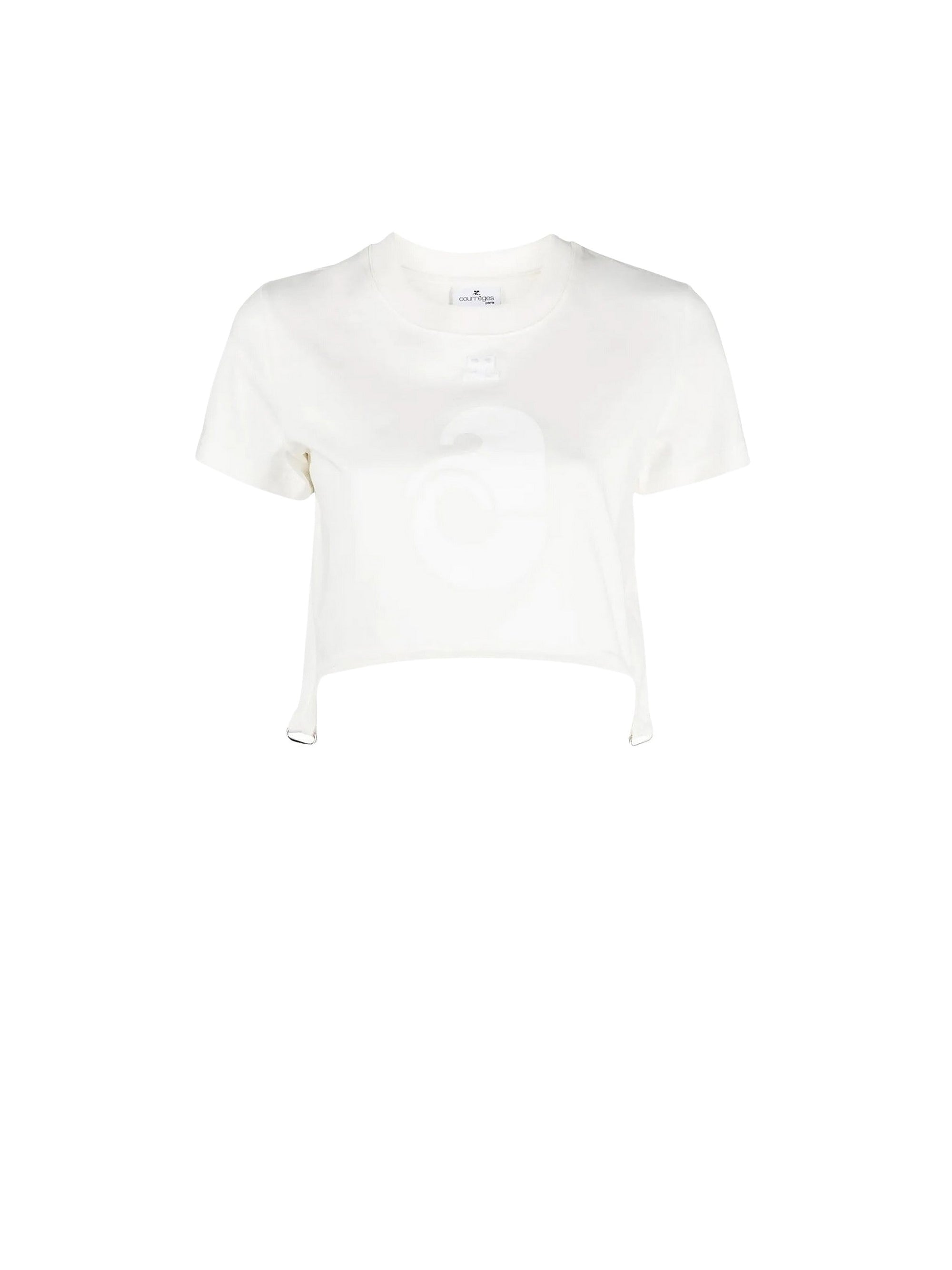 1pcs NEW / COTTON SHELL PRINT - Heritage white