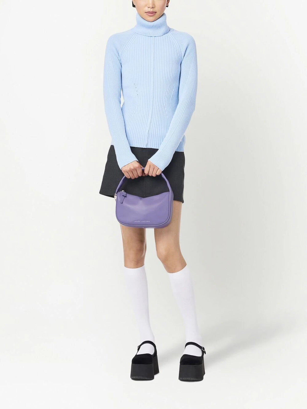 Mini sac Pushlock en cuir - Daybreak