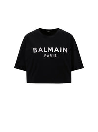 T-shirt imprimé Balmain Paris - Noir & Blanc