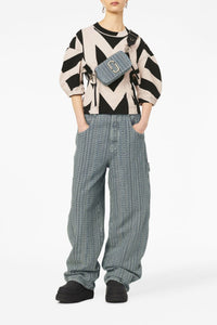 Sac à bandoulière Snapshot en denim - Dark Wash