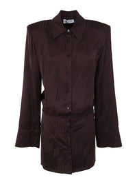 Margot mini dress - Dark brown