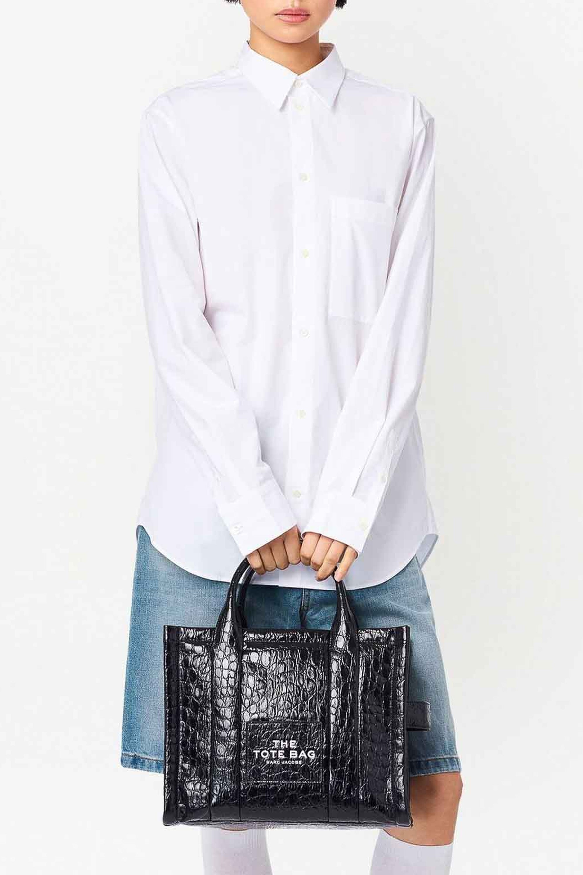 Sac cabas The Tote Bag en cuir - Black