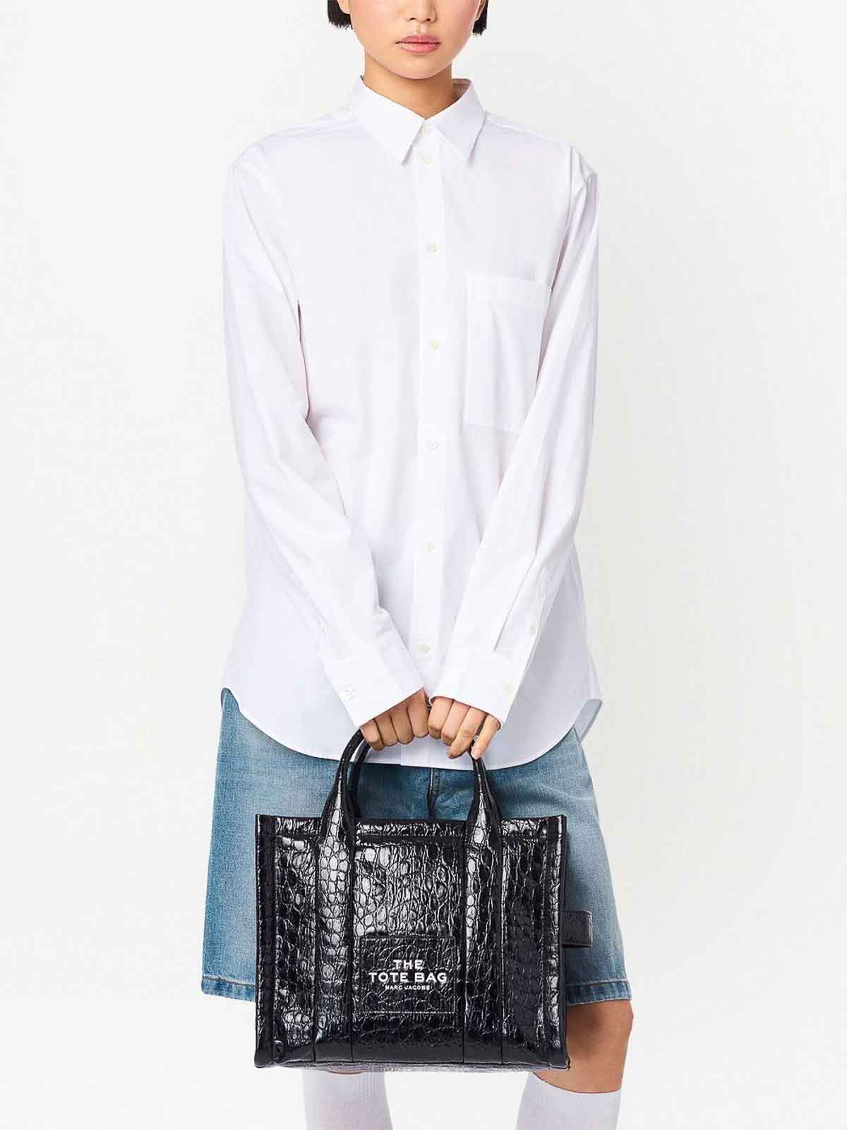 Sac cabas The Tote Bag en cuir - Black