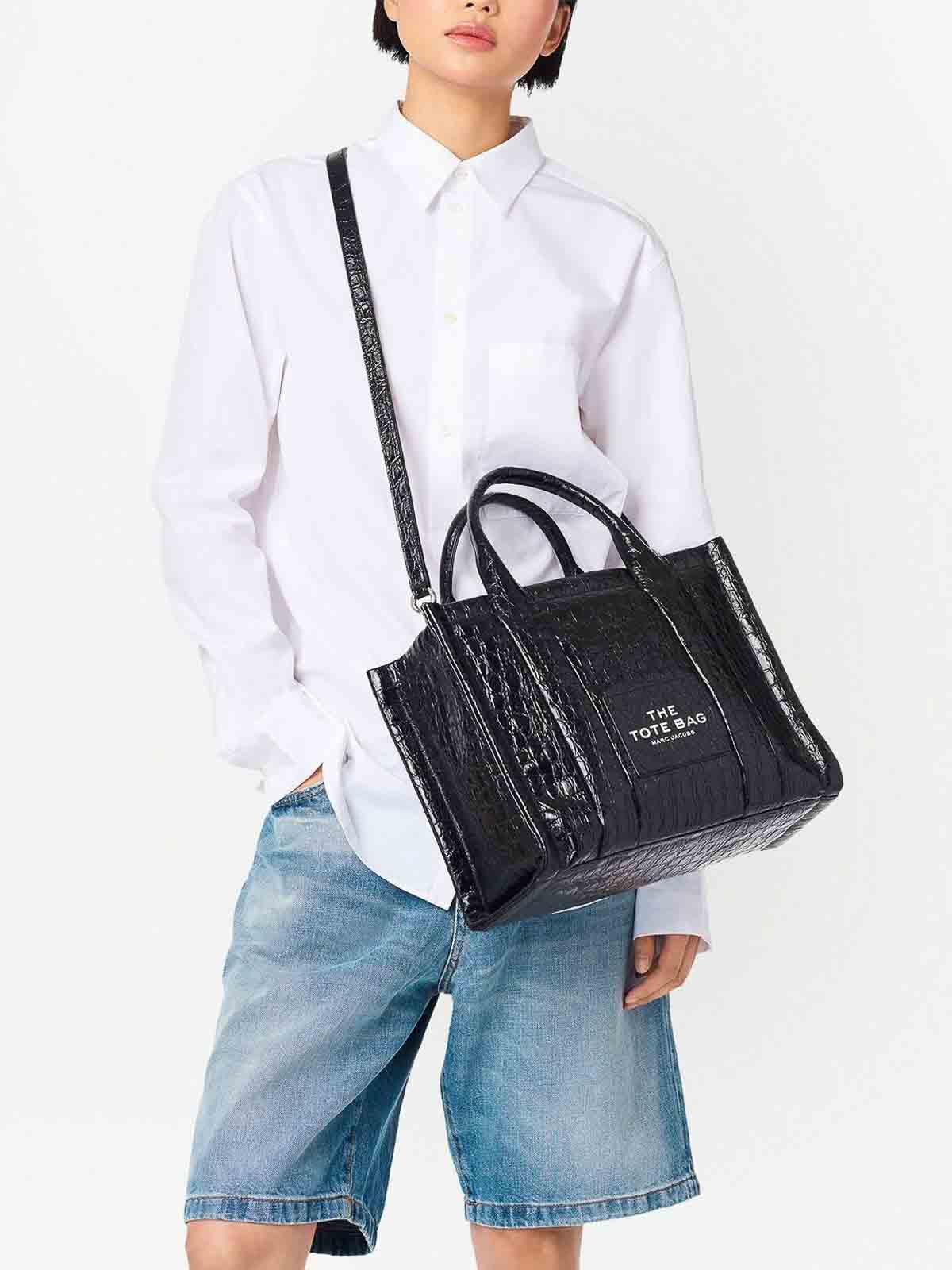 Sac cabas The Tote Bag en cuir - Black