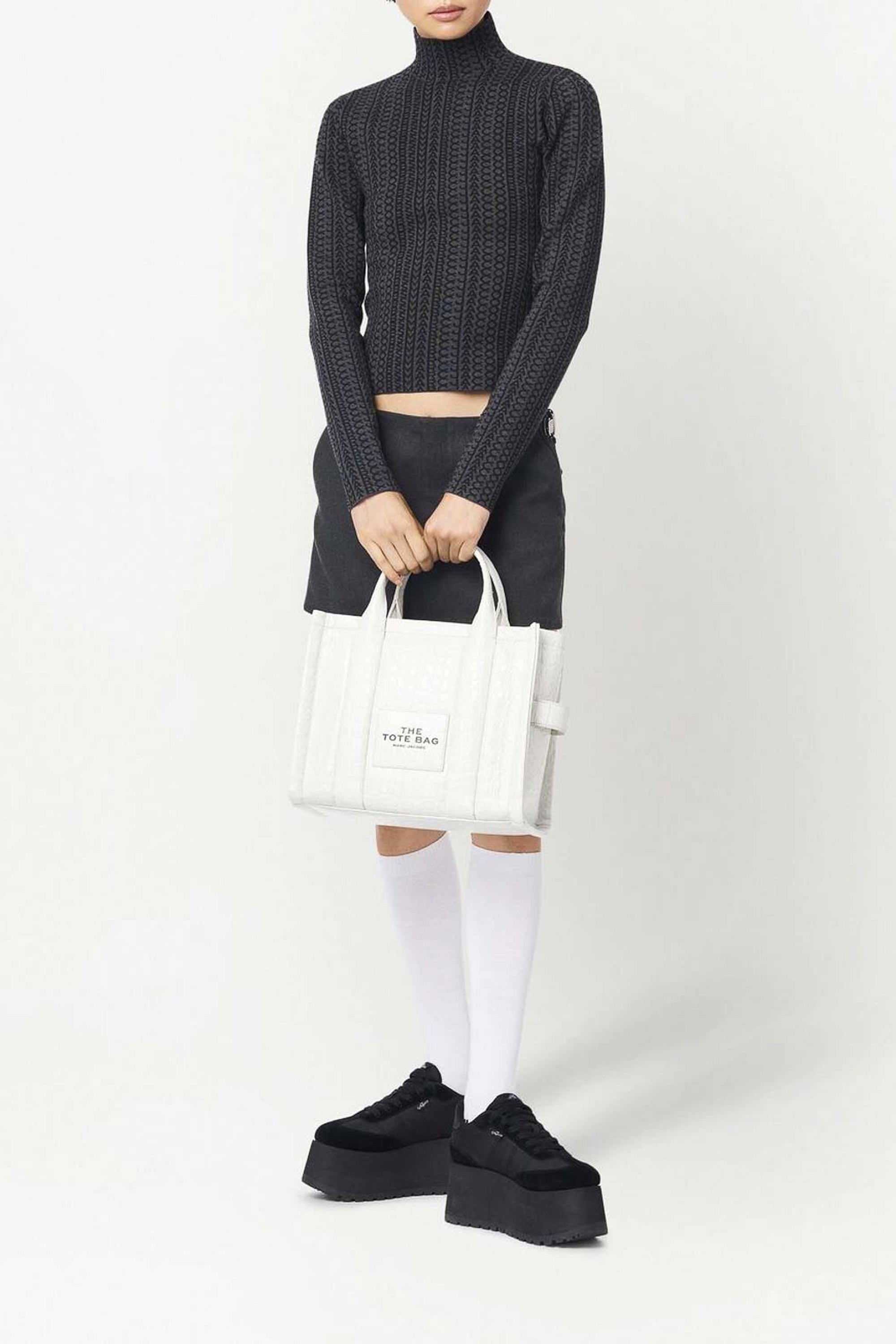 Sac cabas The Tote Bag en cuir - Ivory