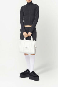PAS INFO   Sac cabas The Tote Bag en cuir - Ivory