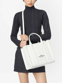 PAS INFO   Sac cabas The Tote Bag en cuir - Ivory