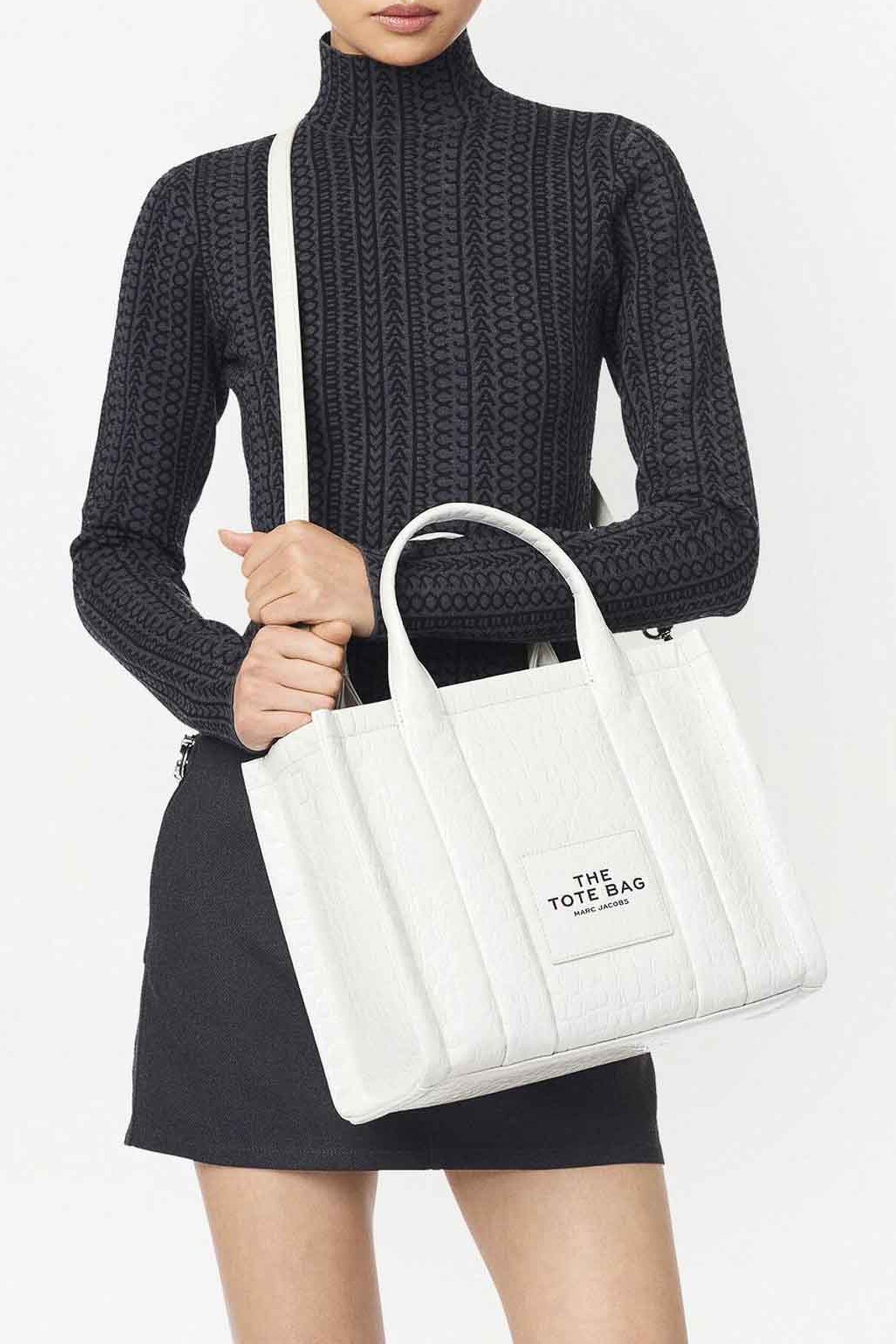 Sac cabas The Tote Bag en cuir - Ivory