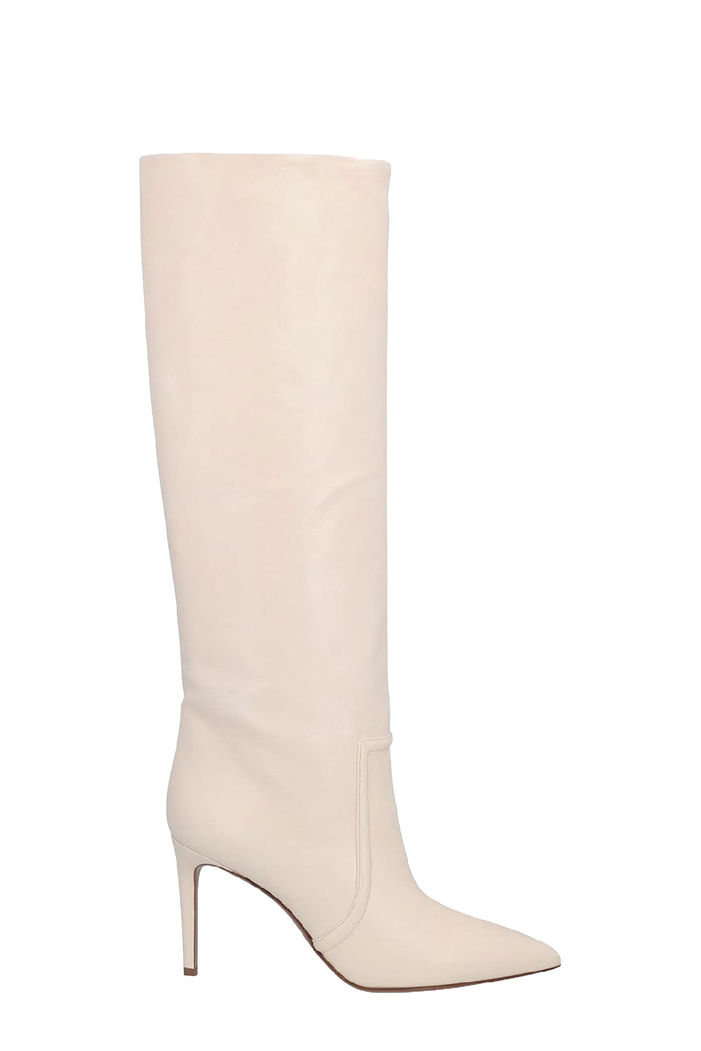 Bottes Stiletto 105 en cuir - Vanilla